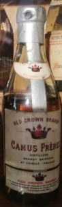 Red crown brandy, Camus Frères (est 10-15cl)