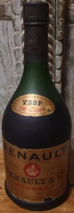 VSOP de Luxe, green glass, Singapore import by Hock Tong