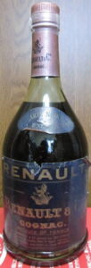 Content not stated; below 'cognac' it only says: produce of France followed by three lines of text (1950-60s)