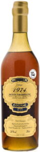 1974 Vintage petite champagne, 58°, gold wax cap (bottled 2021)