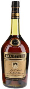 Duty free only; 1 Litre e is stated, also on the neck; appellation cognac controlee on a black band below