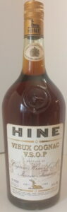 bottled by Cognac Hine S.A.; 70°Proof and 30 FL.OZS. stated (1L); 1970s