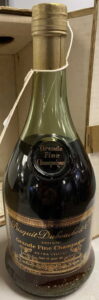 Extra Vieille grande fine champagne, over 45 years old; text in the shoulder blob; no signature on the cap
