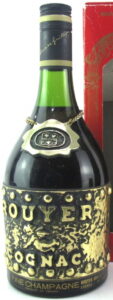 Below: Fine Champagne, product of France; damoisel; 1970s