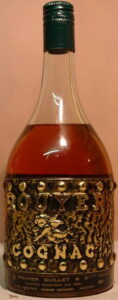 Below: Rouyer Guillet with importer info; damoisel; without fine champagne vsop on the shoulder (strange looking closure)