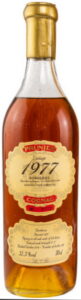1977 Vintage borderies 51.5%, bottled 2016; bronze coloured wax capsule