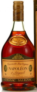 70cl, this bottle has 'Cognac Salignac' on the lower edge of the label; Französisches Erzeugnis (1985)