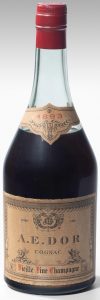 1893 vieille fine champagne, paper shoulder label