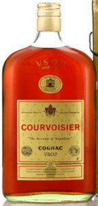 70cl flask, VSOP; 40° indicated, printed on the main part f the label on the right side