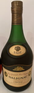 Little additional text on the label; said to be 70cl (but looked bigger, standing next to a Courvoisier carafe)