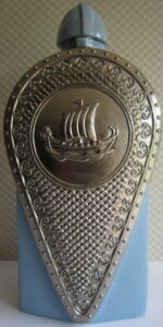 Viking with shield, 70cl, blue and silver