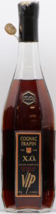 750ML stated, 'premier cru de cognac' in red printed and with a wax cap
