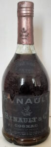 Content not stated; below 'cognac' it only says: produce of France follewed by 2 lines of text (1950-60s)