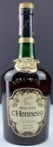 Bras d'Or; extra logo before 'Hennessy'; 750ML and 80°Proof indicated (US import) 