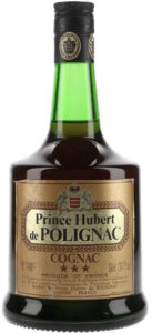 68cl (24 fl.oz) and 70° Proof indicated (1970s); content and ABV in thinner and higher letters; printed in France is inside the outline of the label (in the lower right)