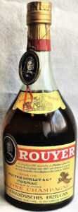Fine champagne stated; Französisches Erzeugnis, 70cl (not indicated); (1980s)