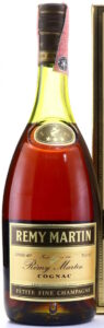 VS and three stars on neck label; Remy Martin stated on the capsule. Petite fine champagne, 70cle