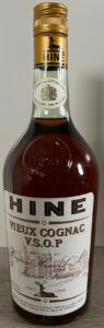 bottled by Cognac Hine S.A; no content or ABV indicated