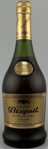 VSOP curved on the shoulder label; also an emblem on the main label above 'Bisquit'; 70cl, produce of France stated