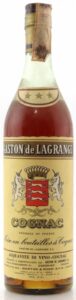 75CL, 'produce of France' and 'Gaston de Lagrange S.A.' indicated; Italian import (1960s)