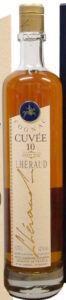 Cuvée 10 with a blue and gold embleme, 0,70L indicated