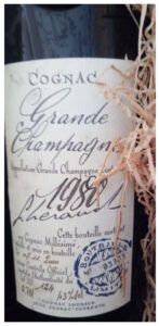 1980 grande champagne, bottled 2010