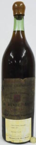 1875 vintage; said to be a Jeroboam, but possibly 6L (seen next to other bottles)