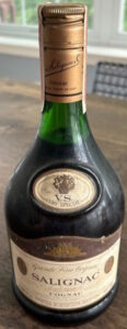 4/5 QUART and 757ml and EIGHTY PROOF indicated, and 'Maison fondé sous le Règne de Sa Majesté L'Empereur Napoleon'; screw cap; Los Angeles import by Maidstone Importers