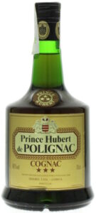 70cl (1970s); just Prince Hubert on the shoulder label with 3 stars; Portuguese import