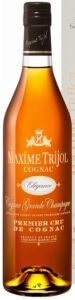 Elegance, Maxime Trijol printed on the capsule; De Cognac is printed as wide as Premier Cru 