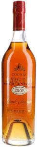 Cognac printed above Maxime Trijol, red capsule, 70cl